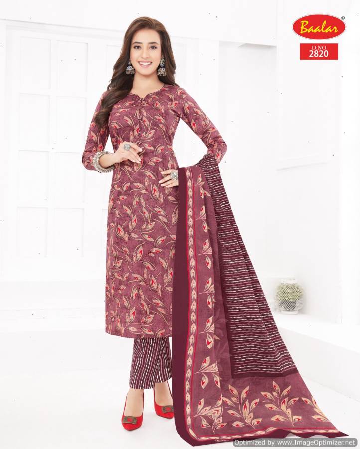 Zaara Vol 28 By Baalar Printed Cotton Kurti With Bottom Dupatta Wholesale Price In Surat
